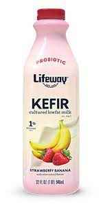 LIFEWAY STRAW BANANA LF KEFIR 2 Lbs