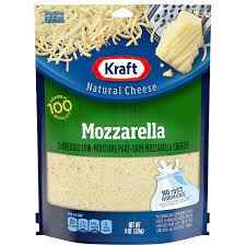 KRAFT SHREDDED MOZZARELLA CHEESE 0.5 Lbs