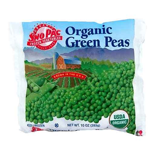 SNO PAC ORGANIC GREEN PEAS 0.63 Lbs
