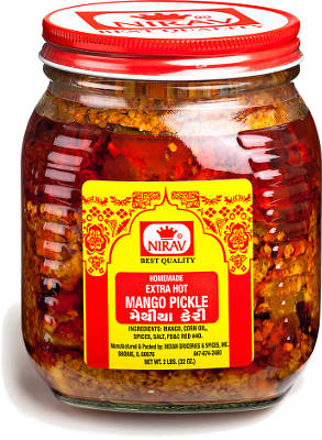 NIRAV EXTRA HOT MANGO PICKLE 2 Lbs