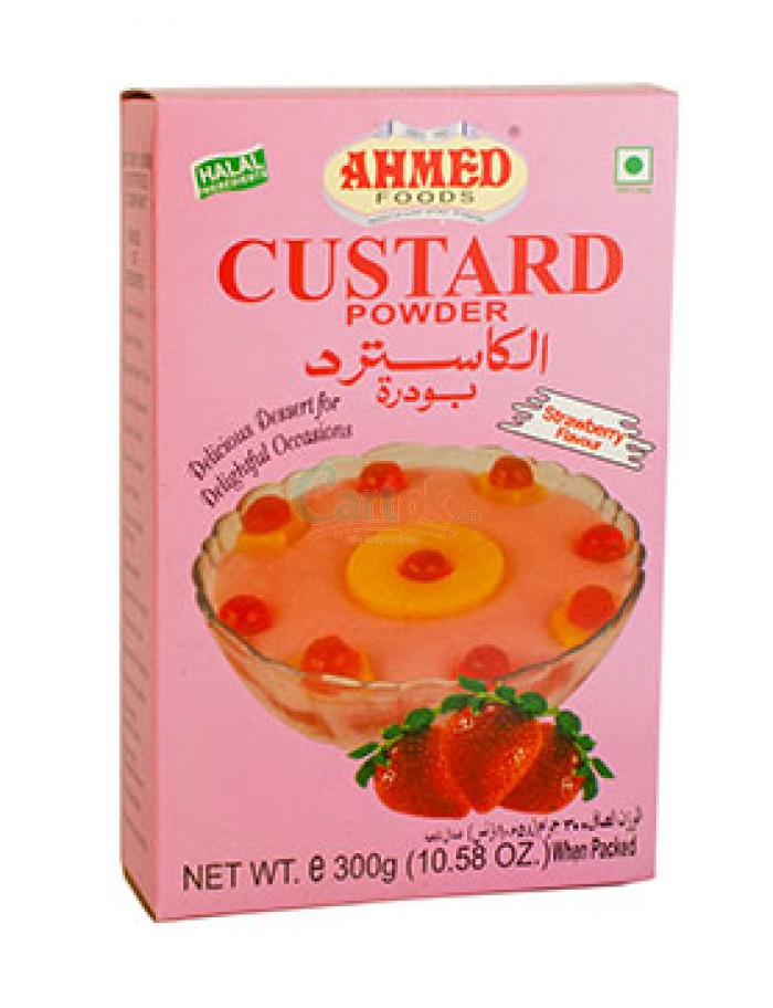 AHMED STRAW CUSTARD POWDER 0.66 Lbs