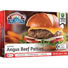 AL SAFA ANGUS BEEF PATTIES 1.75 Lbs