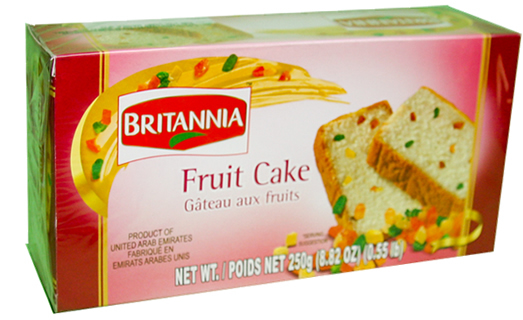 BRITANNIA FRUIT CAKE 0.55 Lbs