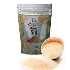 JIVA ORGANIC BROWN SUJI 2 LBS