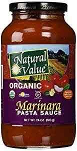 NV ORGANIC MARINARA PASTA SAUCE 1.5 Lbs