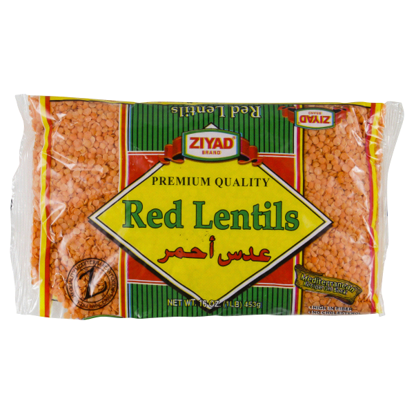 ZIYAD RED LENTILS 1 Lbs