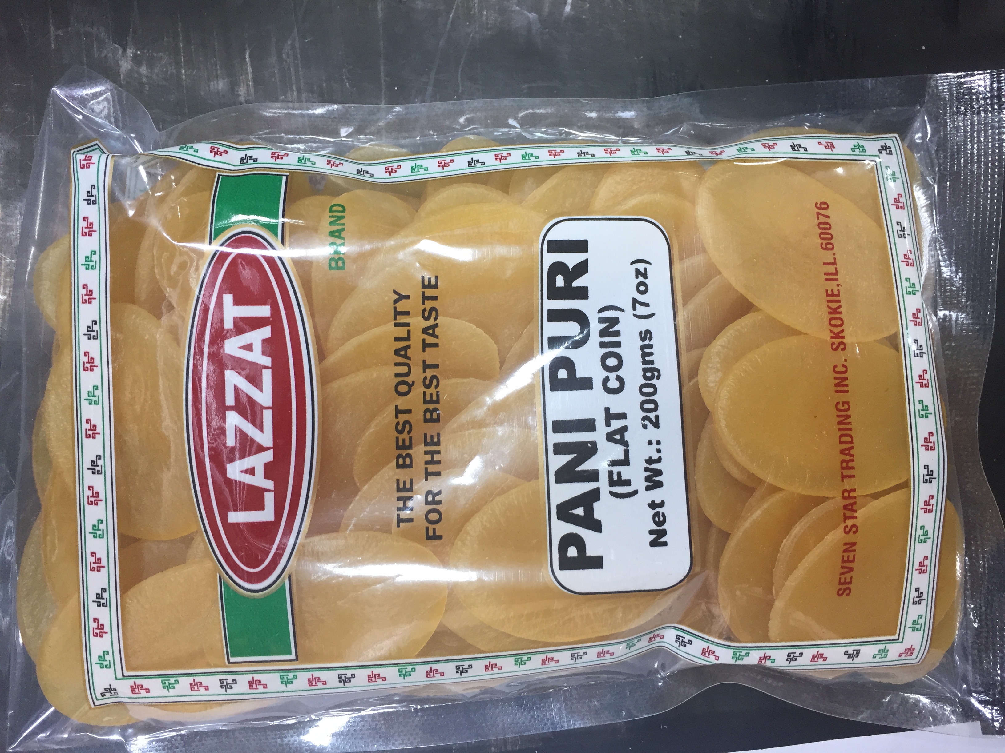 LAZZAT PANI PURI FLAT COIN 0.44 Lbs