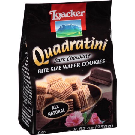LOACKER DARK CHOCOLATE WAFERS 0.55 Lbs