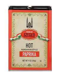 PRIDE OF SZEGED HUNGARIAN HOT PAPRIK 0.25 Lbs