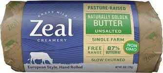 ZEAL UNSALTED BUTTER 0.5 Lbs