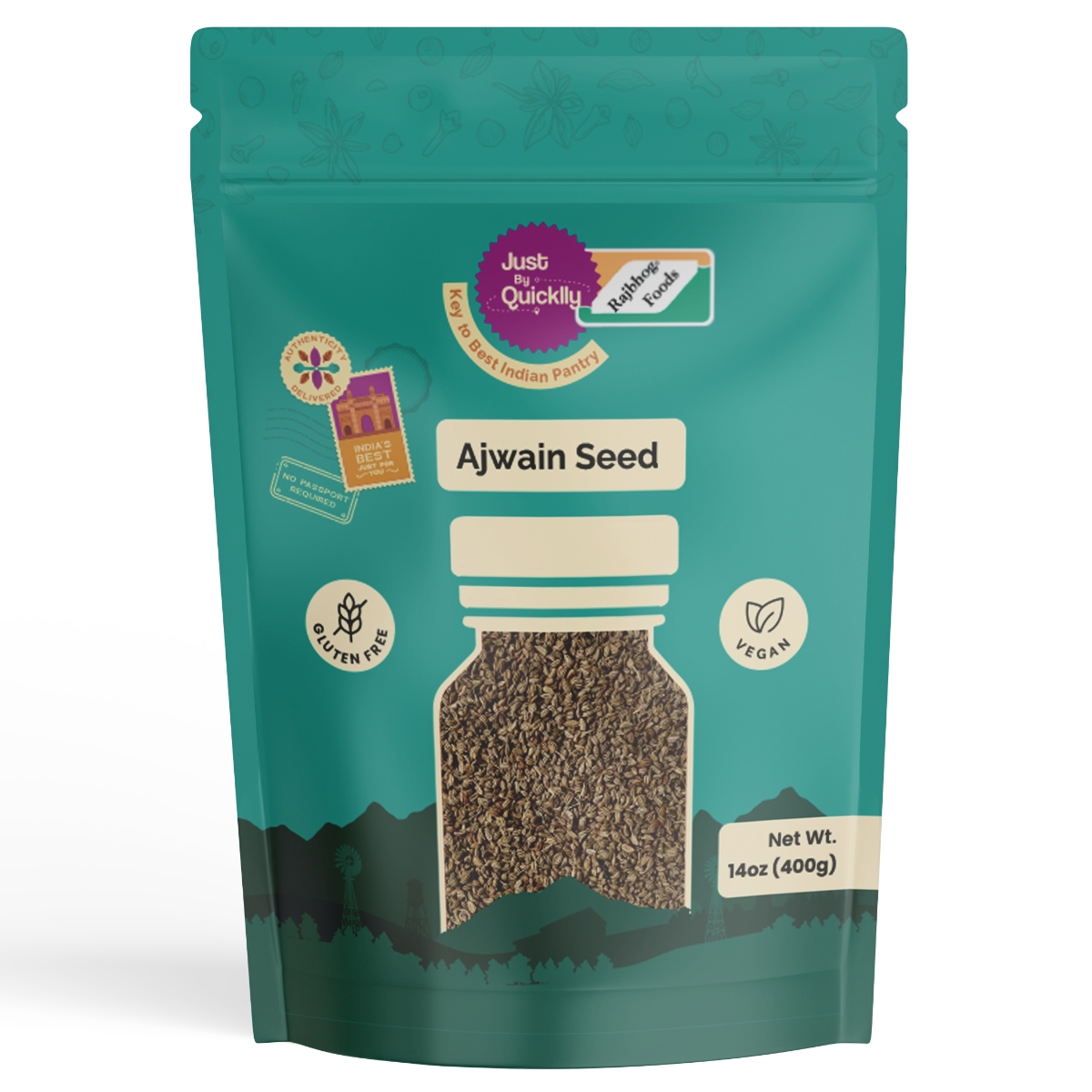 Just By Quicklly Ajwain Seeds 14 OZ