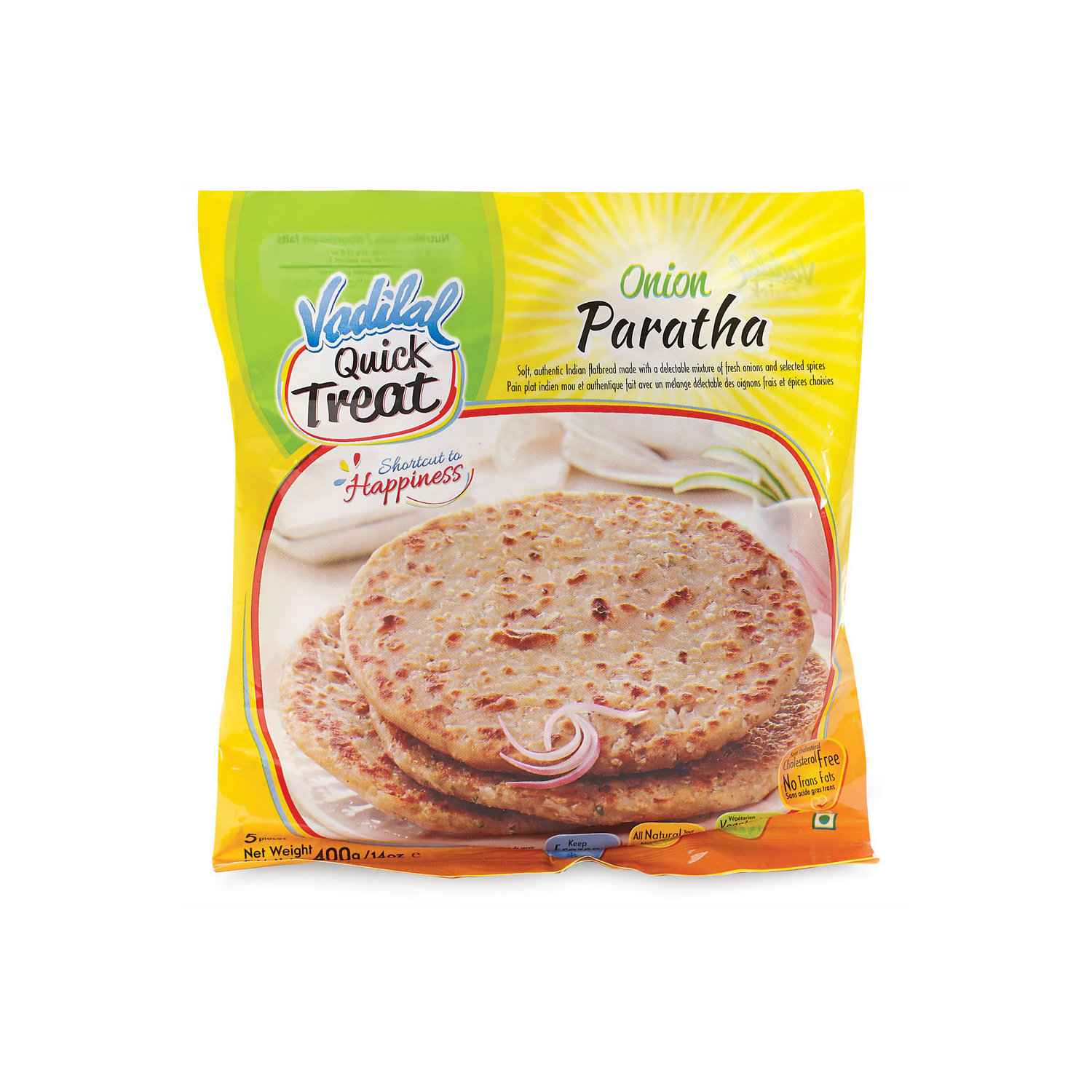 VADILAL PARATHA ONION 0.88 Lbs