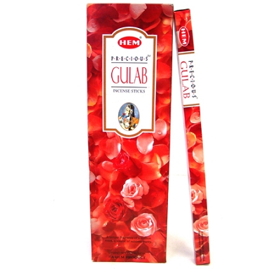 HEM GULAB ROSE INCENSE STICKS 6 Each