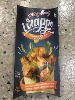 MOPLLEEZ PANEER TIKKA WRAP 0.34 Lbs