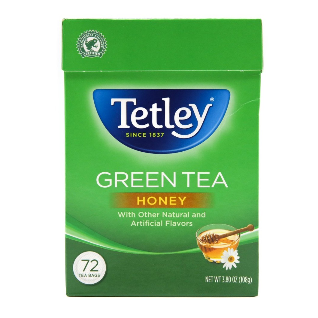 Tetley Green Tea Honey 72 BAG
