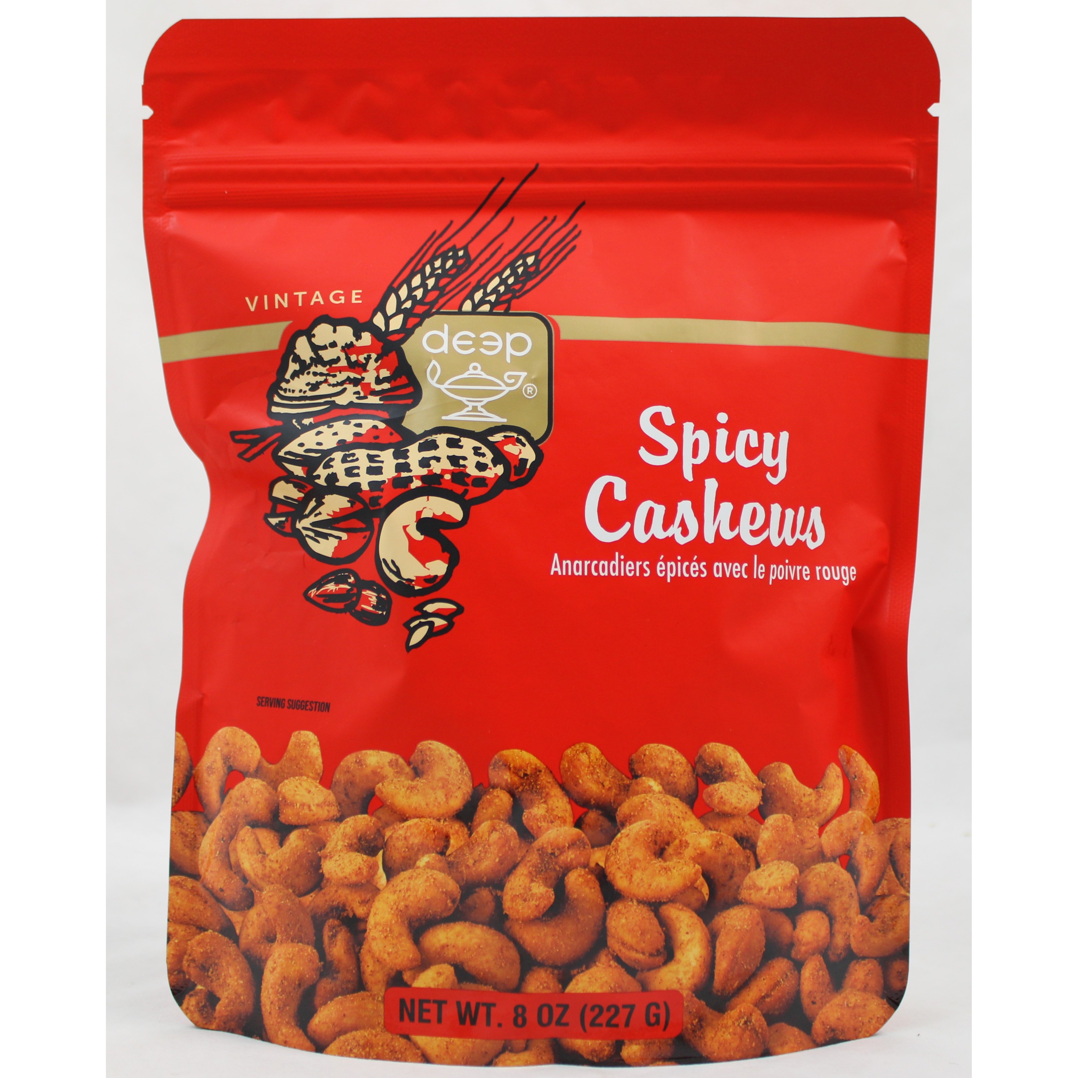 Deep Spicy Cashews 8 OZ