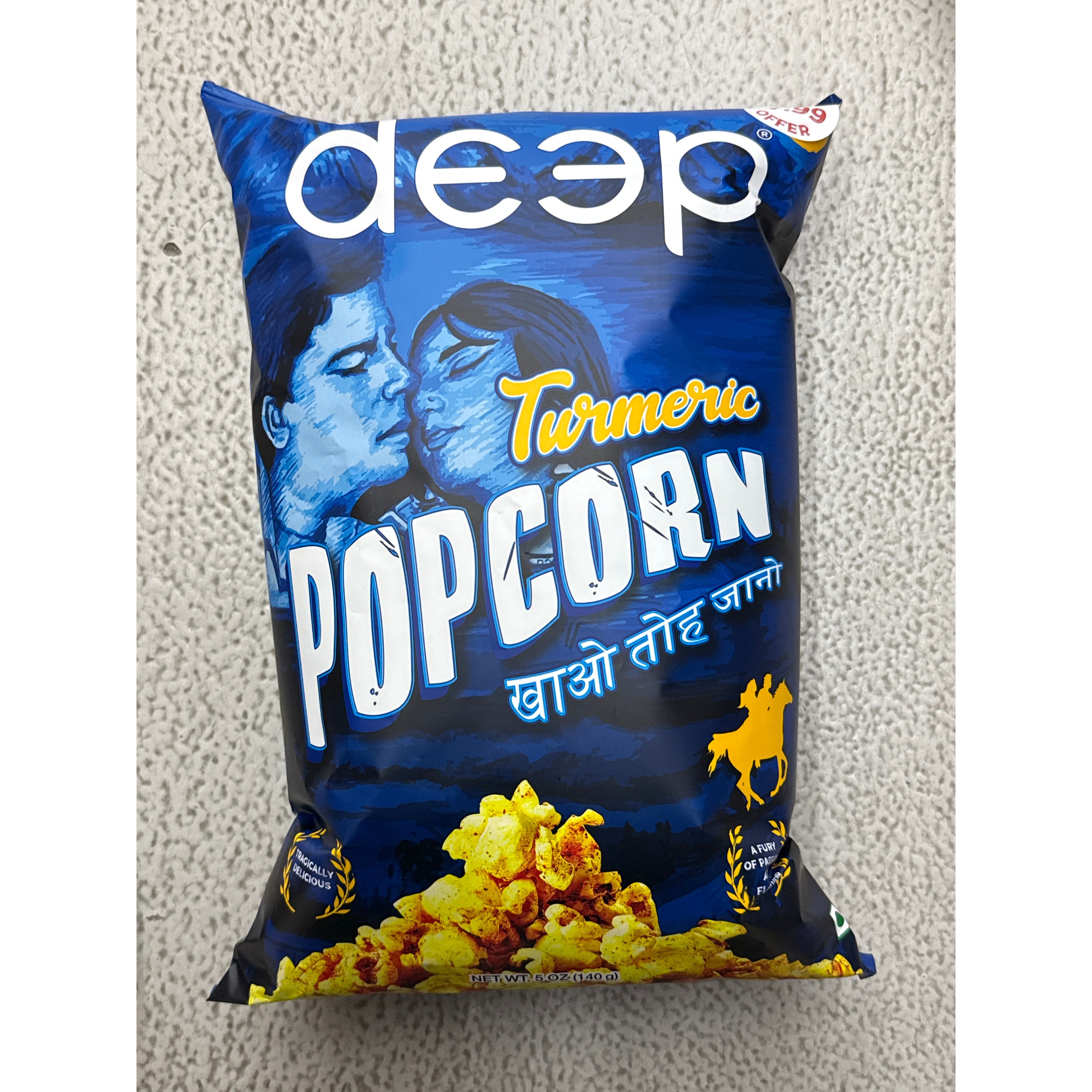DEEP TURMERIC POPCORN 140 GM