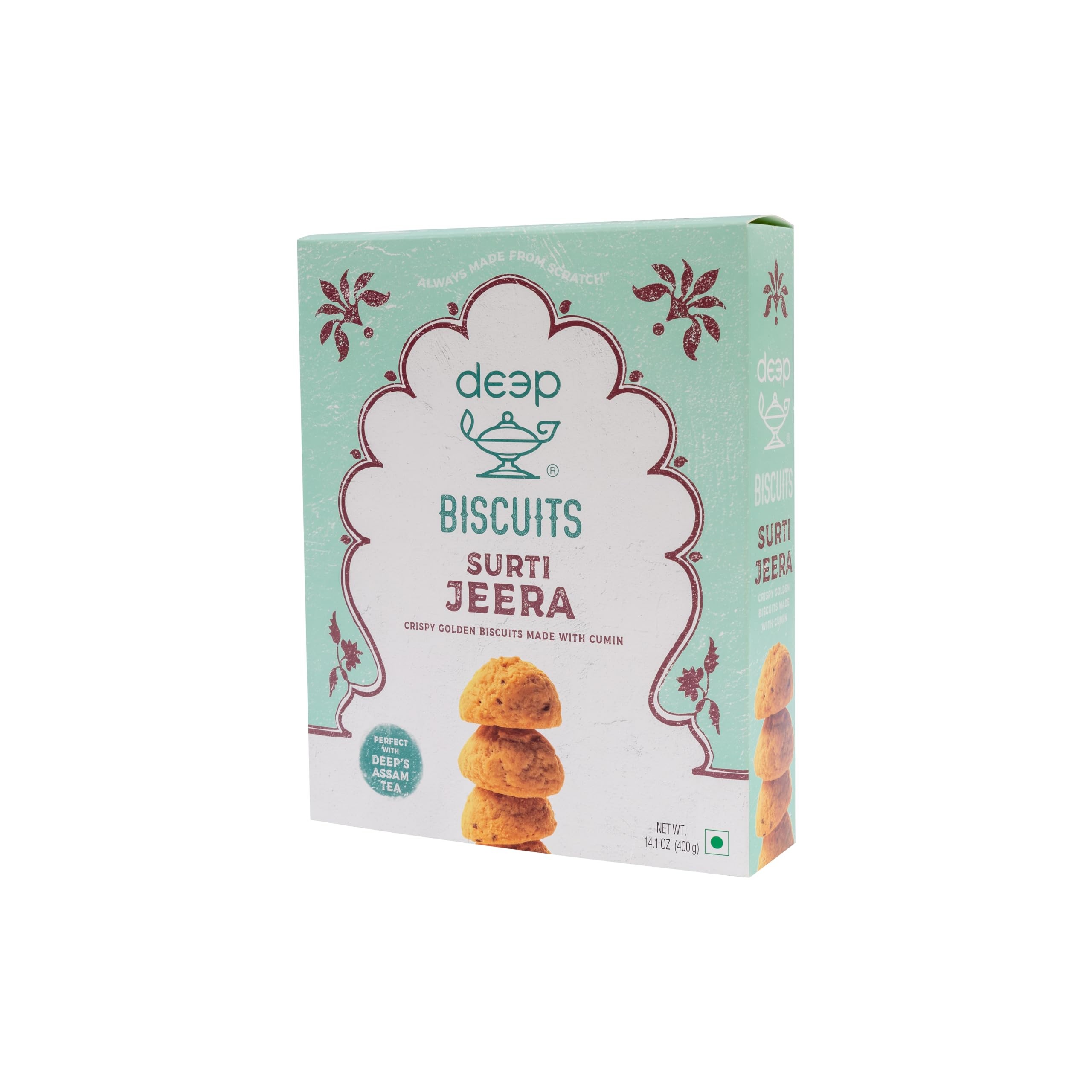 DEEP SURTI JEERA BISCUITS 400 GM