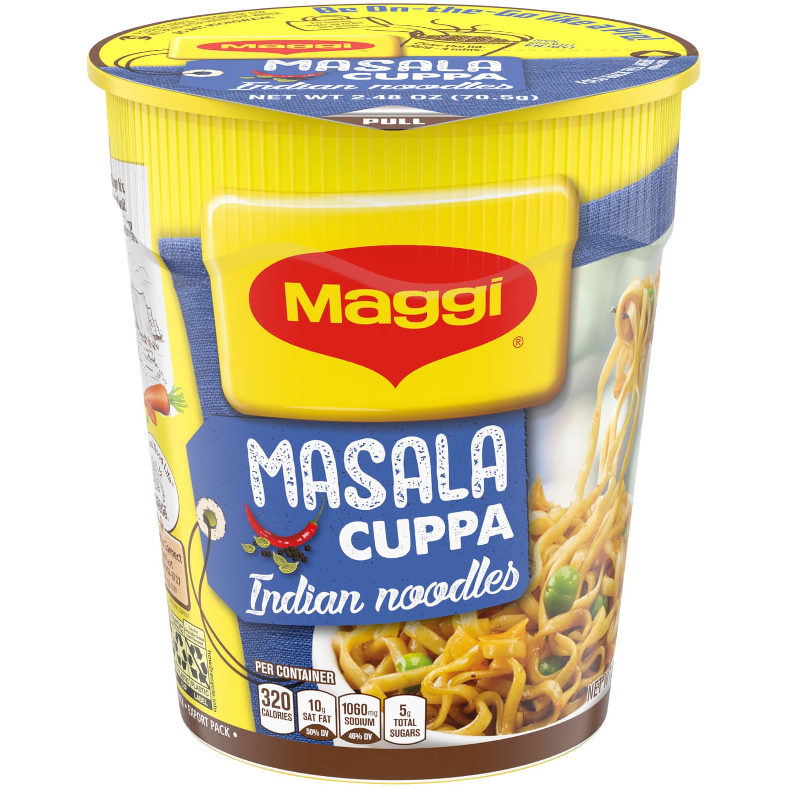 MAGGI MASALA CUPPA NOODLES 70.5 GM
