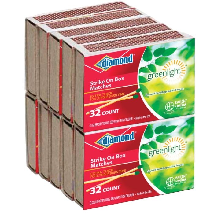 DIAMOND MATCH BOX 10PK 10 PACK