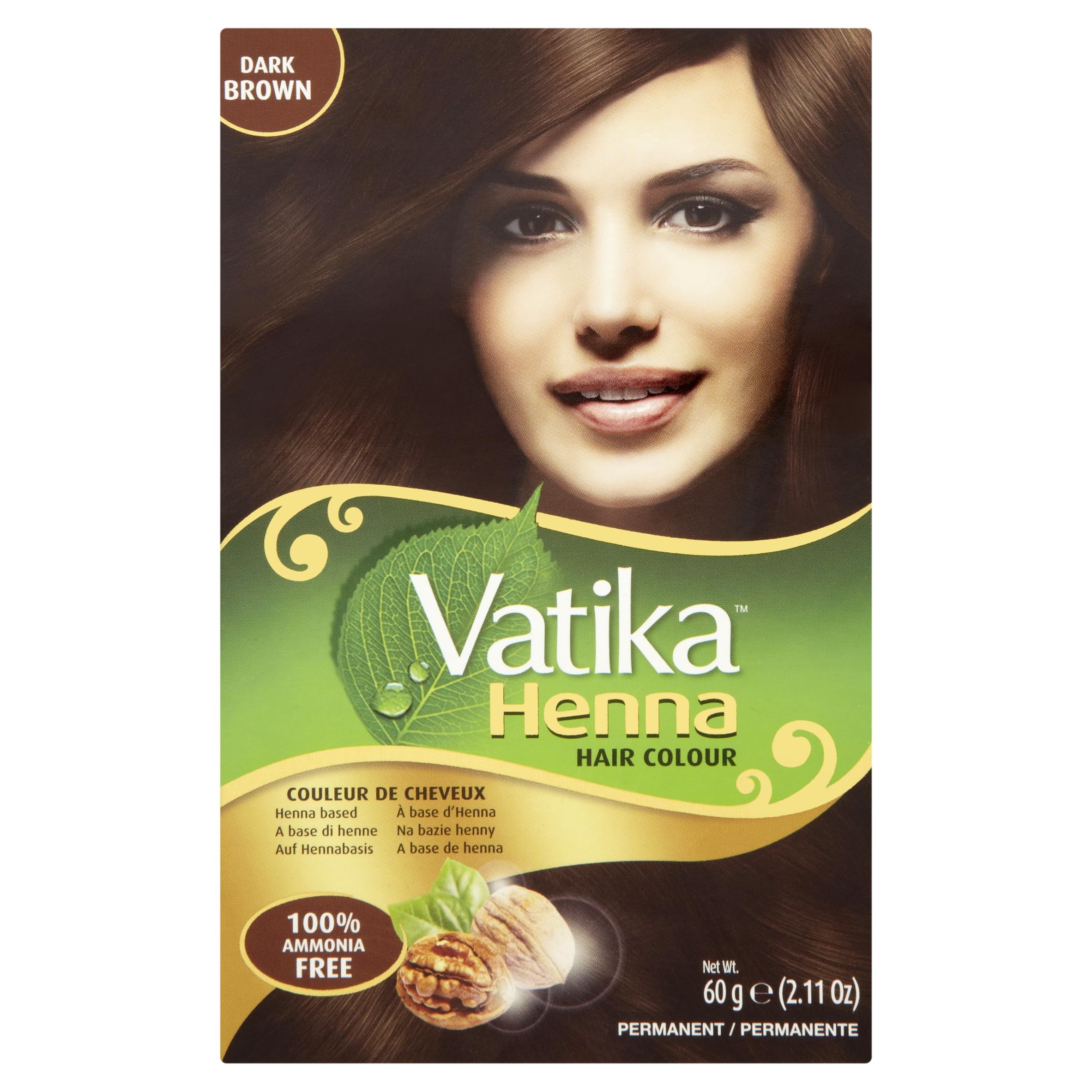 Vatika Henna Dark Brown 60 GM