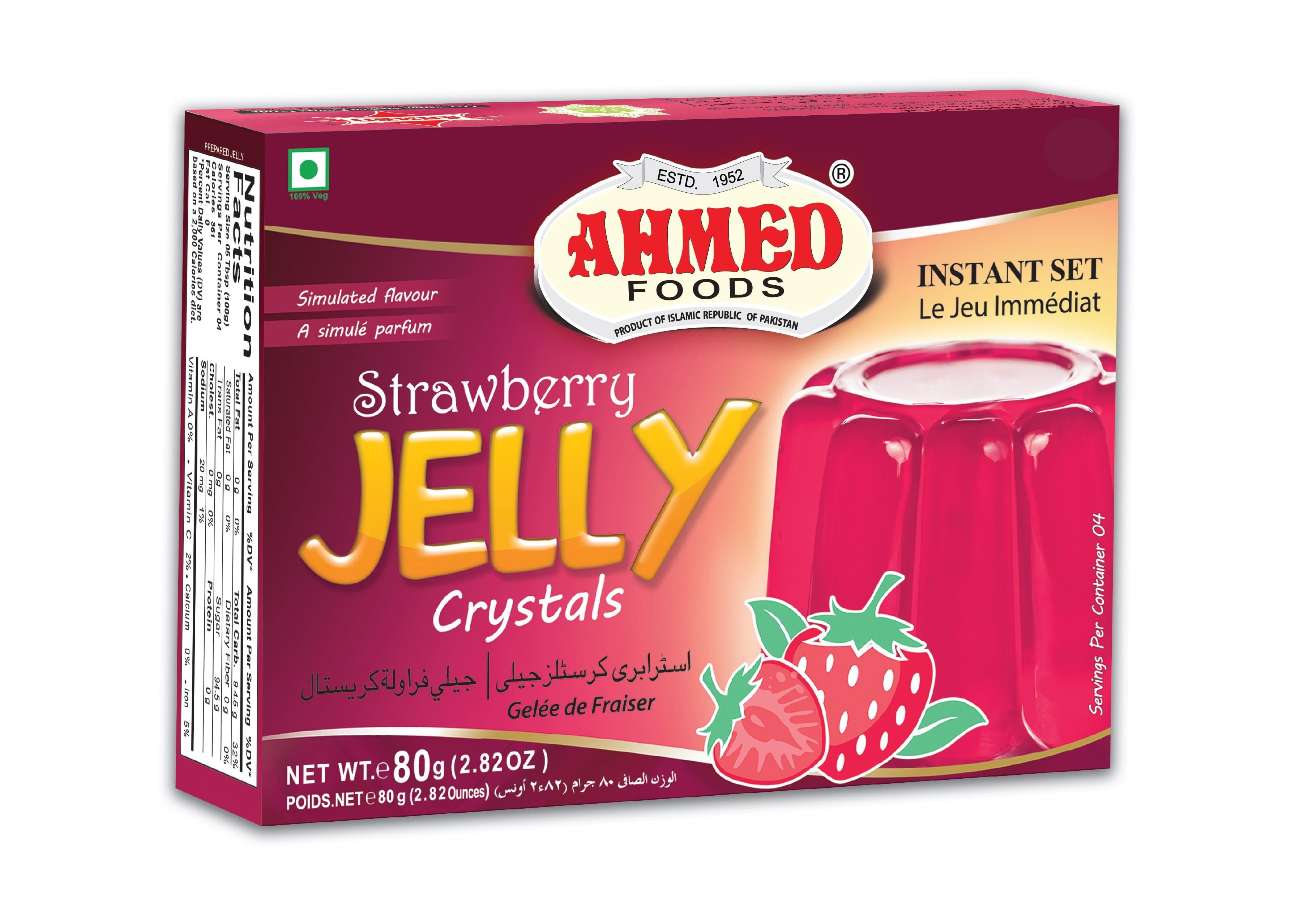 Ahmed Strawberry Jelly 80 GM