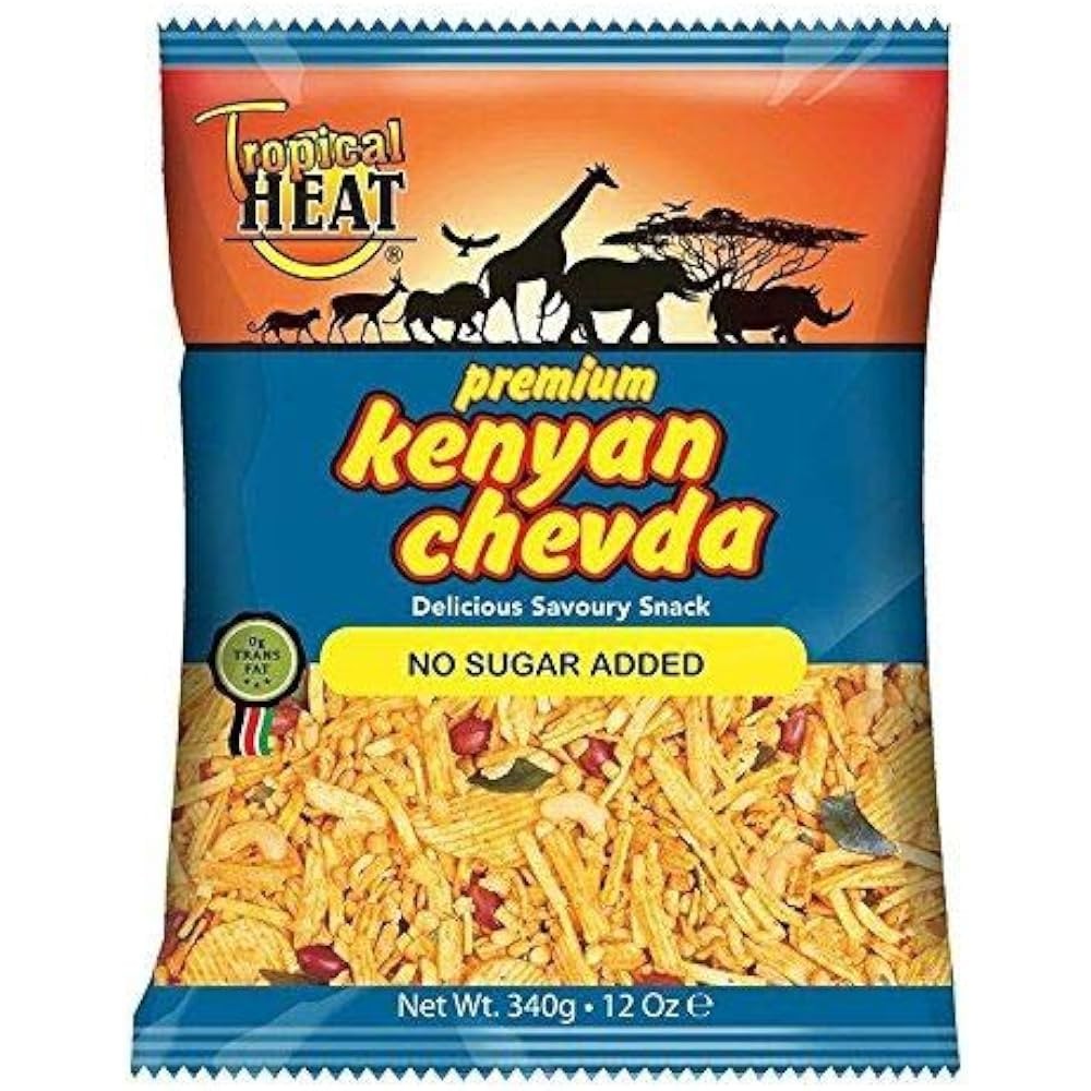 KENYAN CHEVDA NO SUGAR ADDED 340 GM