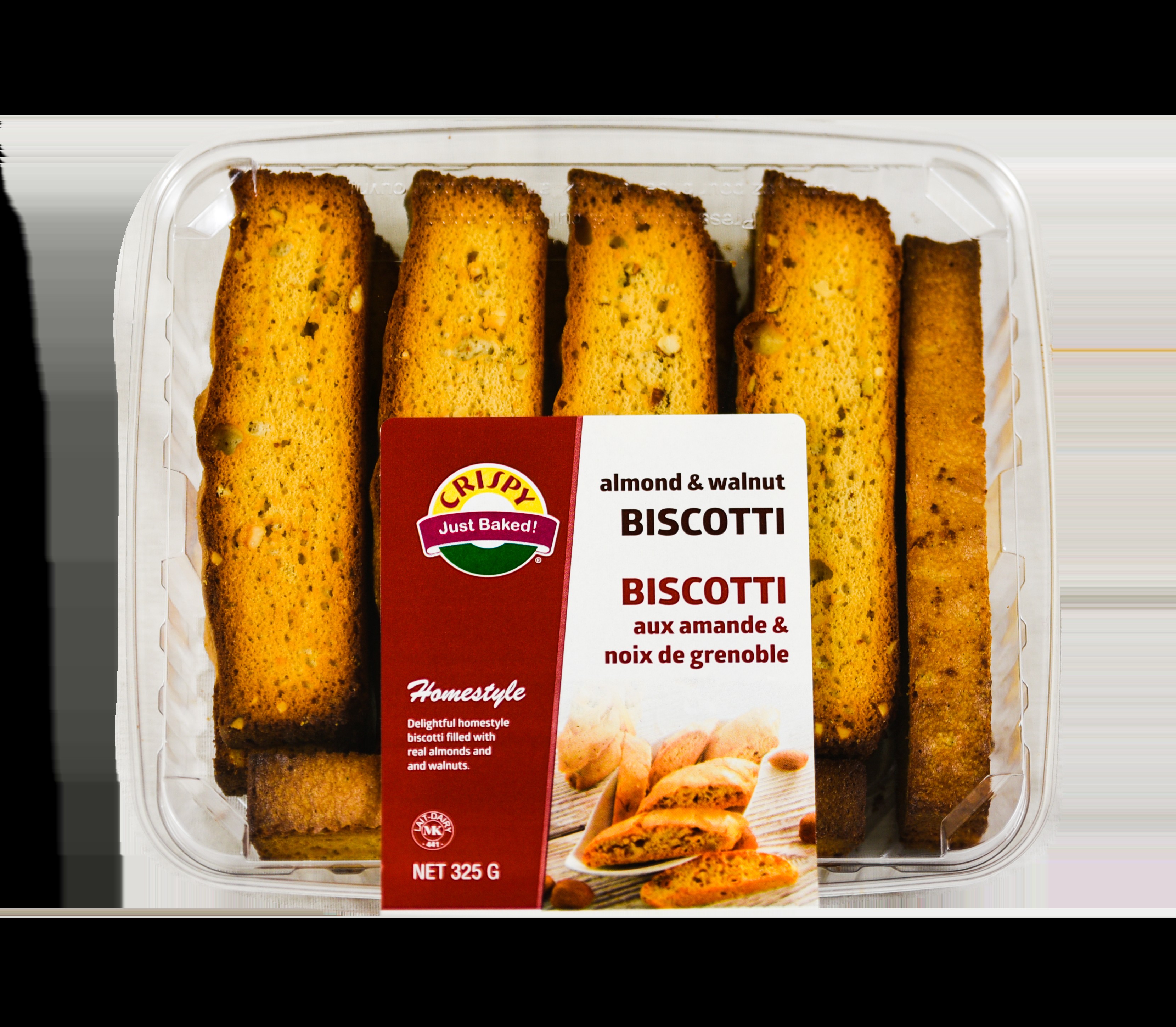 Crispy Biscotti Almond Walnut 325 GM