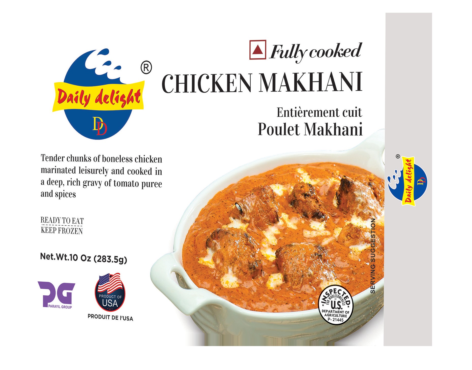 DD CHICKEN MAKHANI 10 OZ