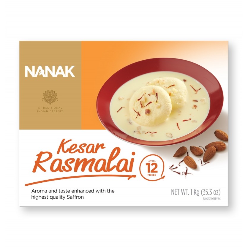 Nanak Kesar Rasmalai 12 PCS
