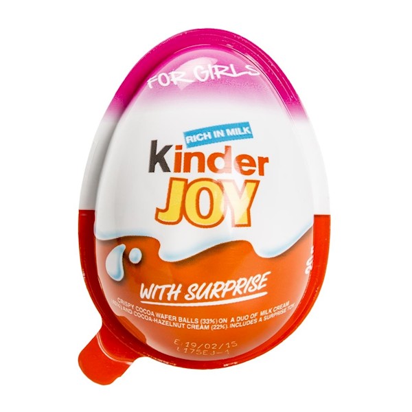 KINDER JOY FOR GIRLS 20 GM