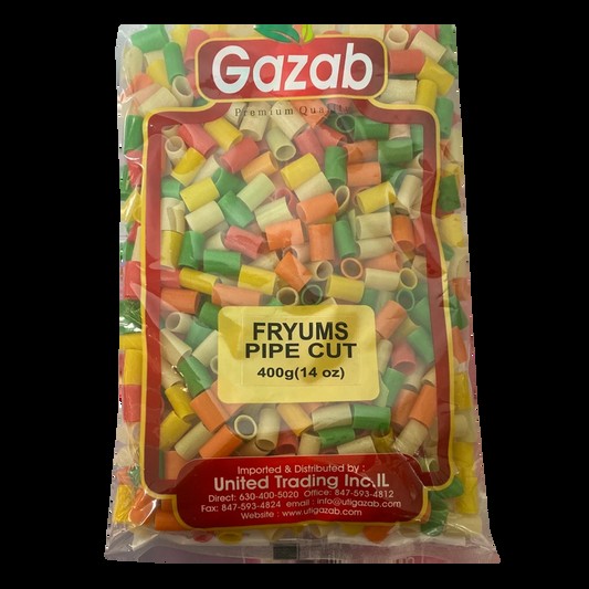 Gazab Fryums Pipe Plain 400 GM