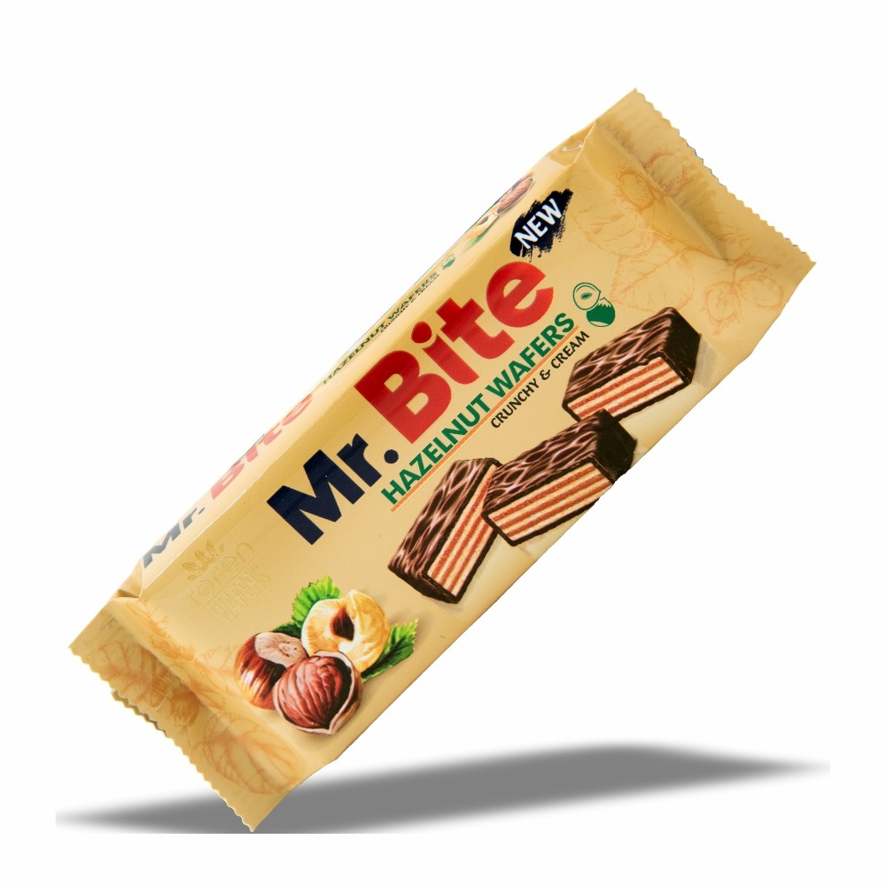 Mr Bite Hazelnut Wafers 38 GM