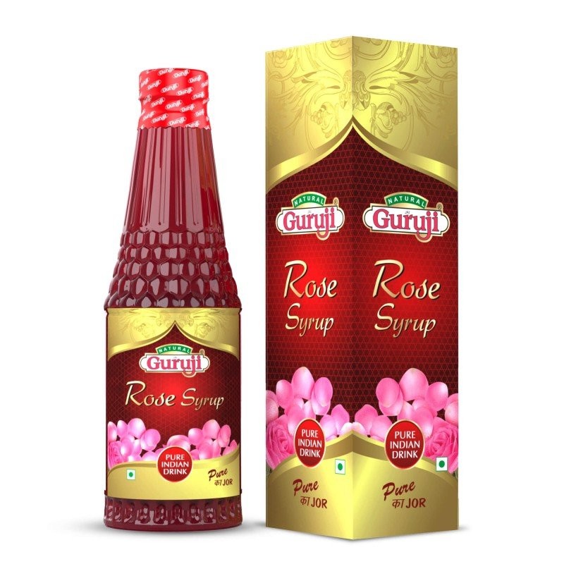 Guruji Rose Sharbat 700 ML