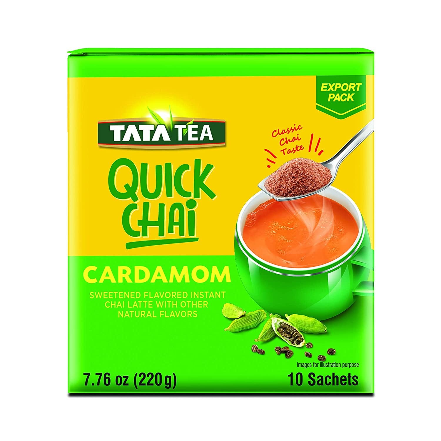 Tata Quick Chai Cardamom 220 GM