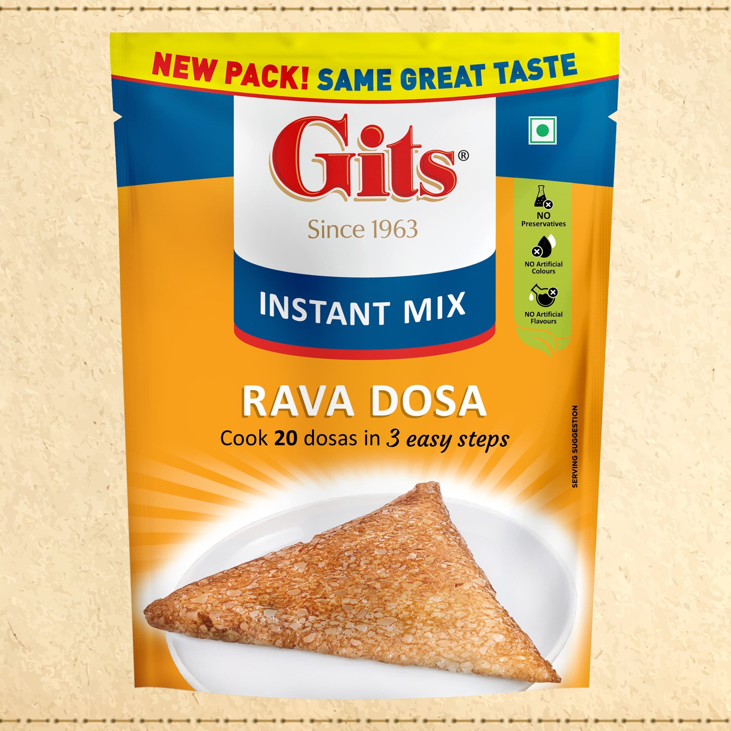Gits Rava Dosa Mix 200 GM