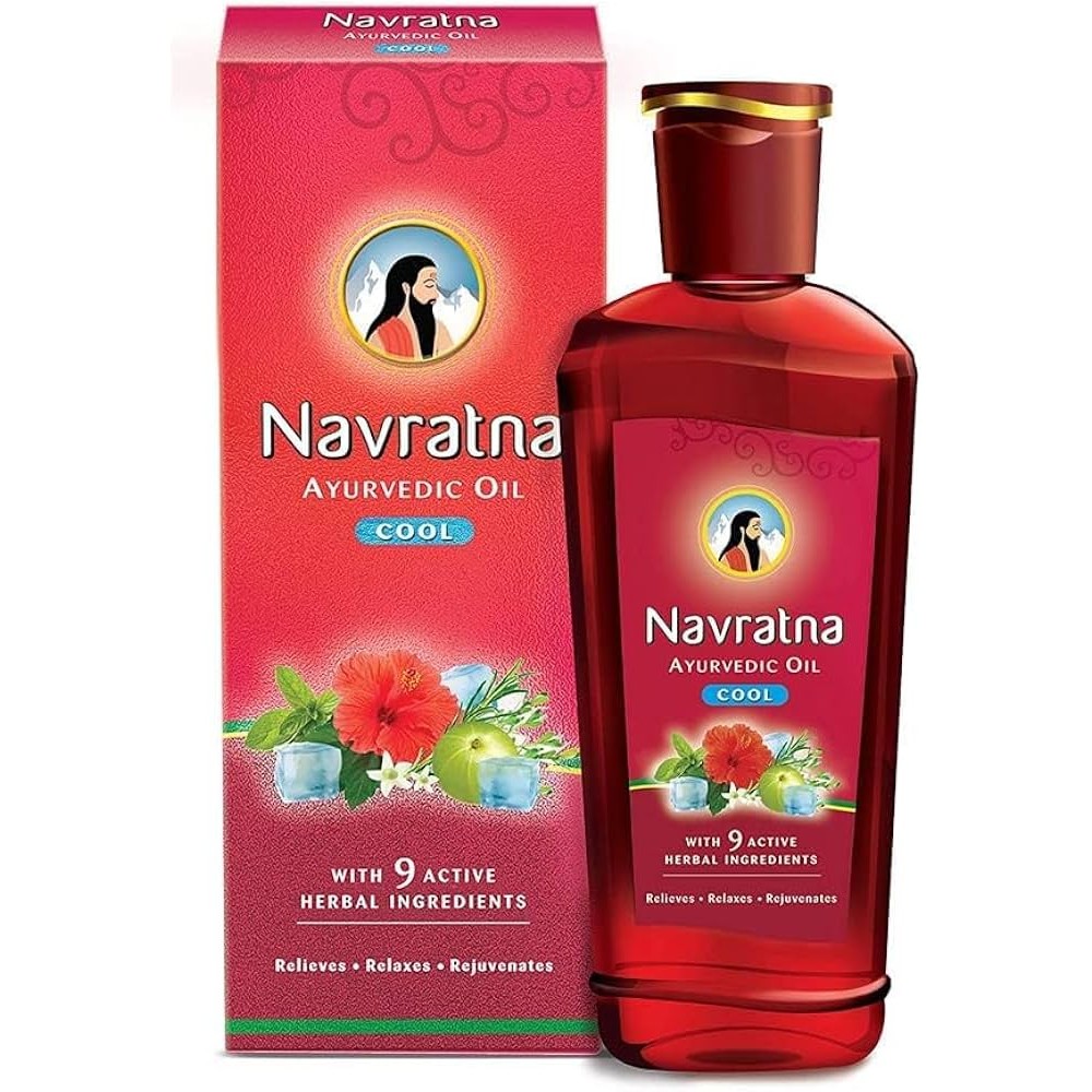 NAVRATNA AYURVEDIC OIL COOL 500 ML
