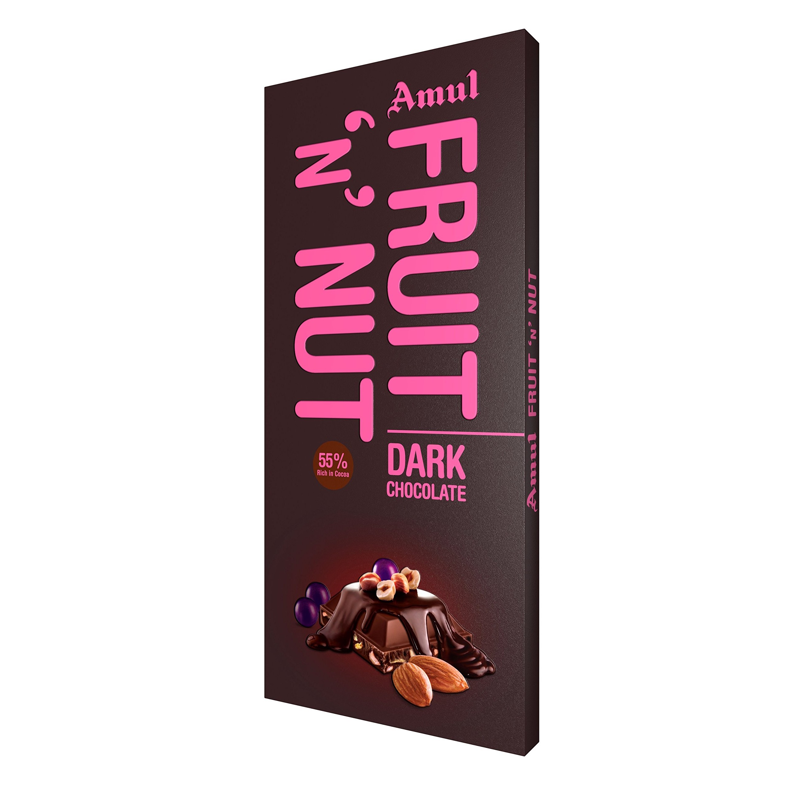 FRUIT N NUT DARK CHOCOLATE AMUL 150 GM