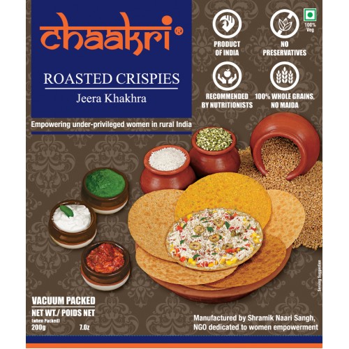 CHAAKRI JEERA KHAKHRA 200 GM