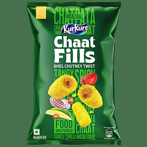 KURKURE CHAAT FILLS BHEL CHUTNEY TWIST 40 GM