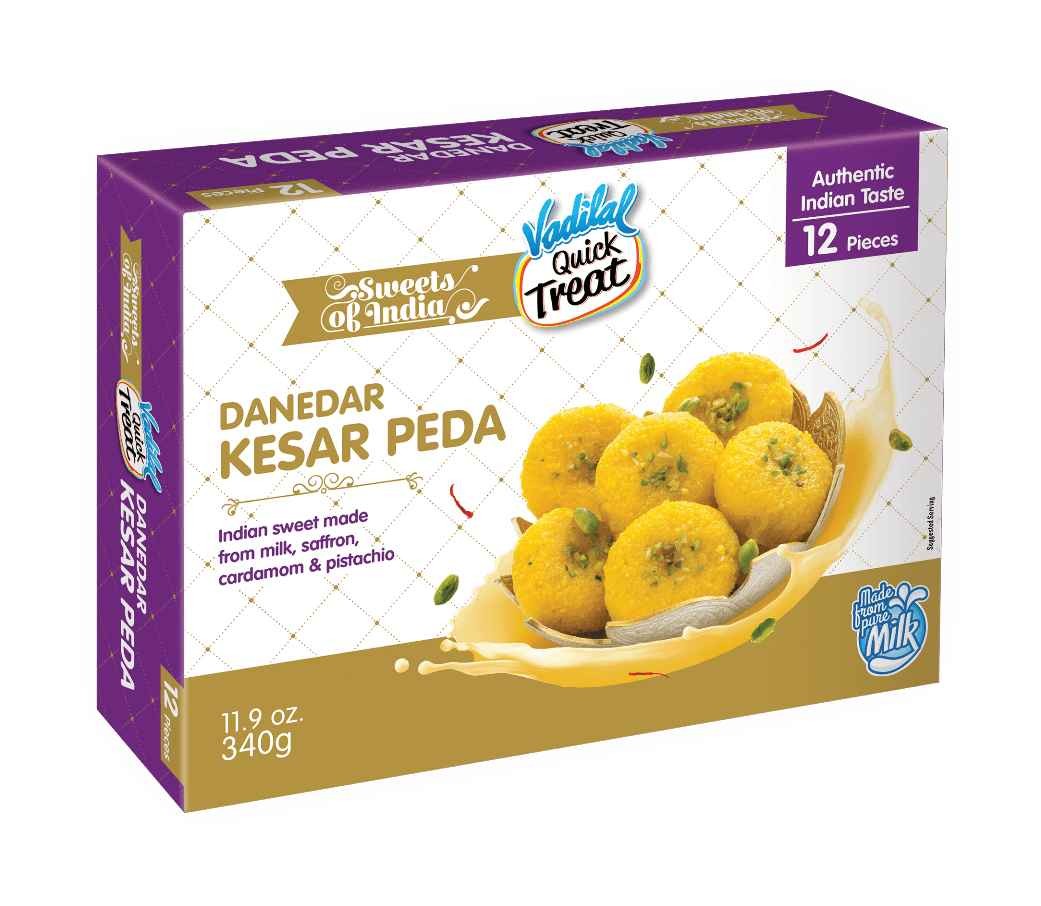 Vadilal Danedar Kesar Peda 340 GM