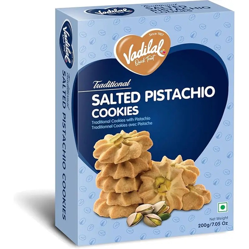 Vadilal Salted Pistachio Cookies 200 GM