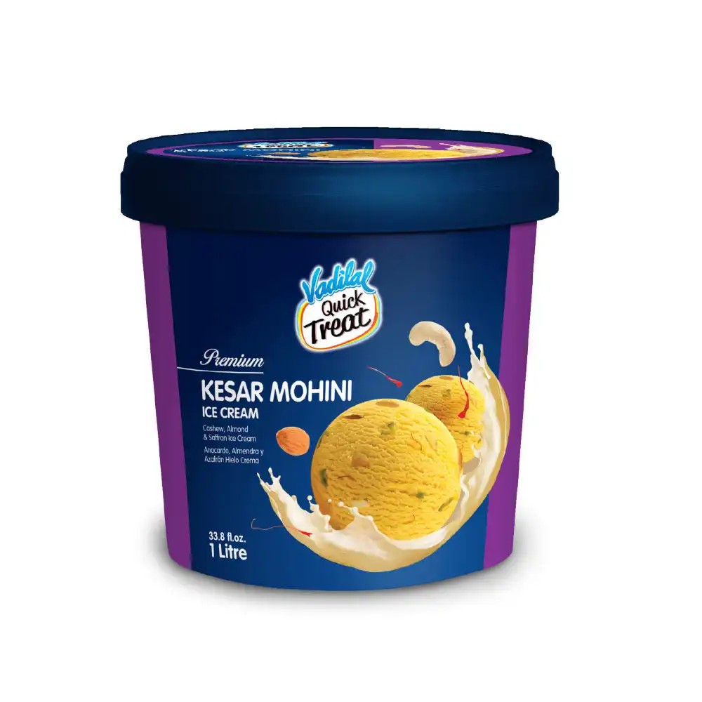 Vadilal Chikoo Ice Cream 1 LTR