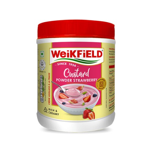 WEIKFIELD CUSTARD POWDER STRAWBERRY FLAVOUR 300 GM
