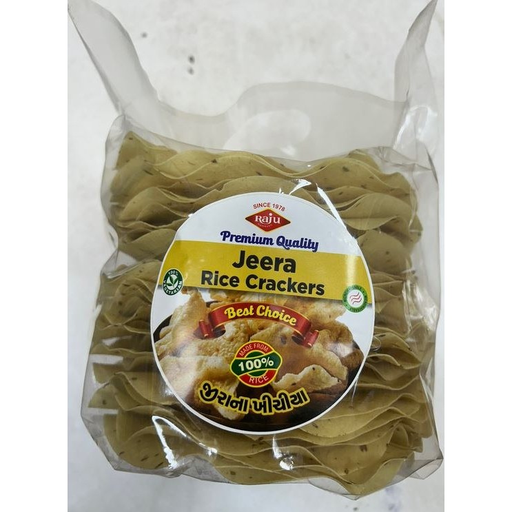 JEERA RICE CRACKERS RAJU 500 GM