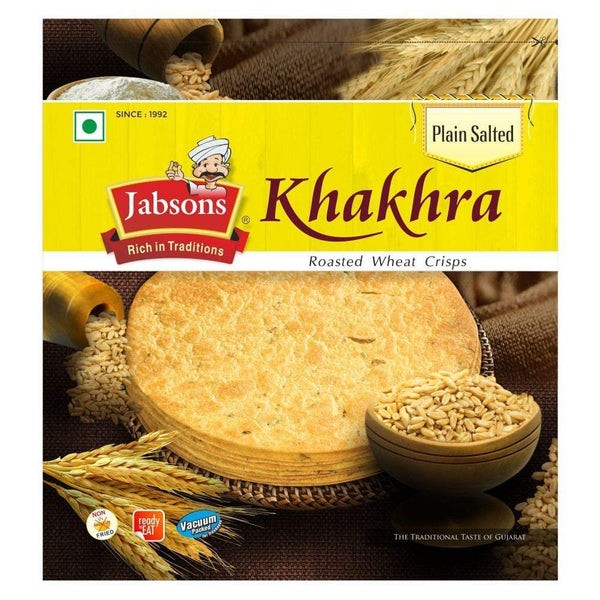 JABSONS PLAIN KHAKHRA 180 GM
