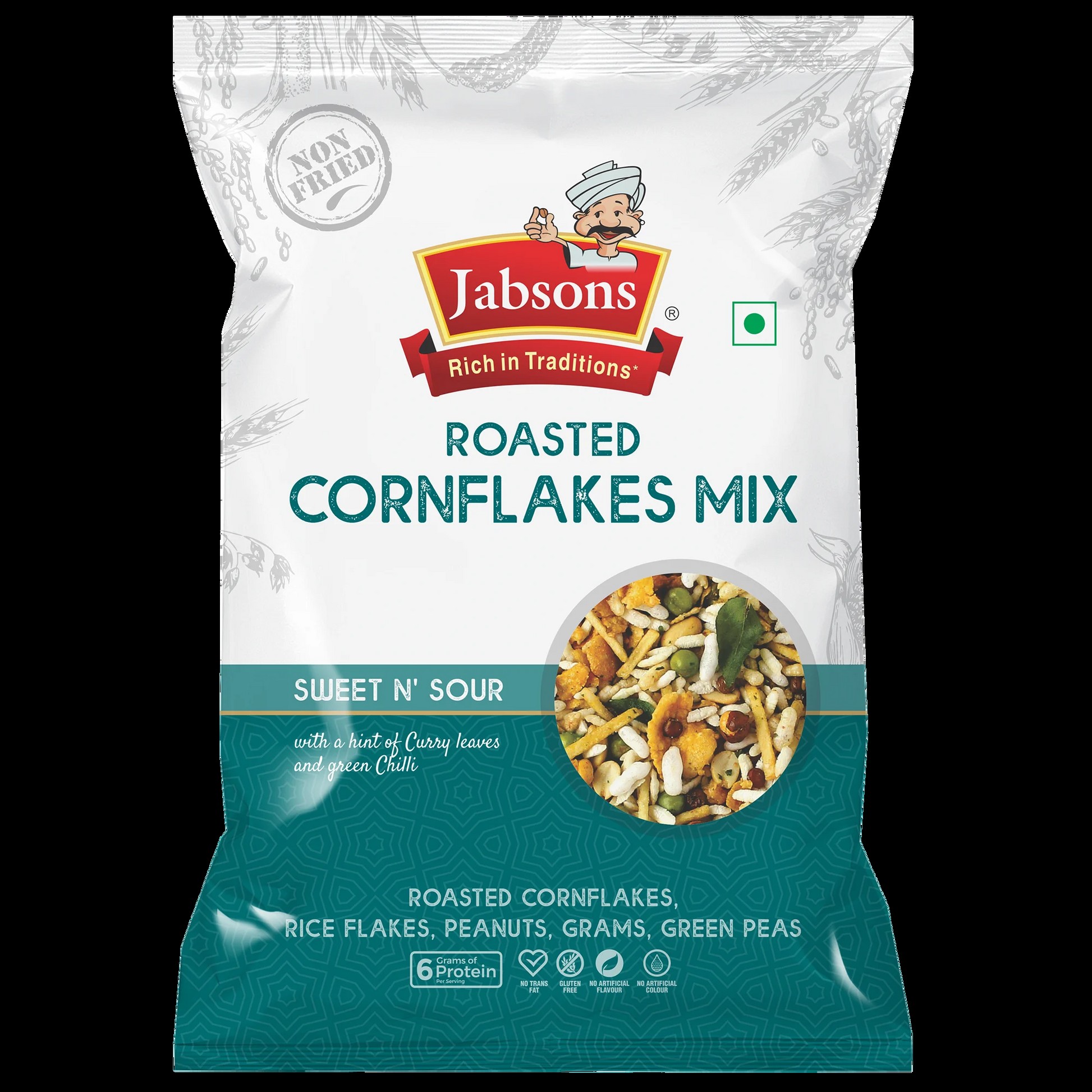 Jabsons Roasted Cornflakes Mix 200 GM