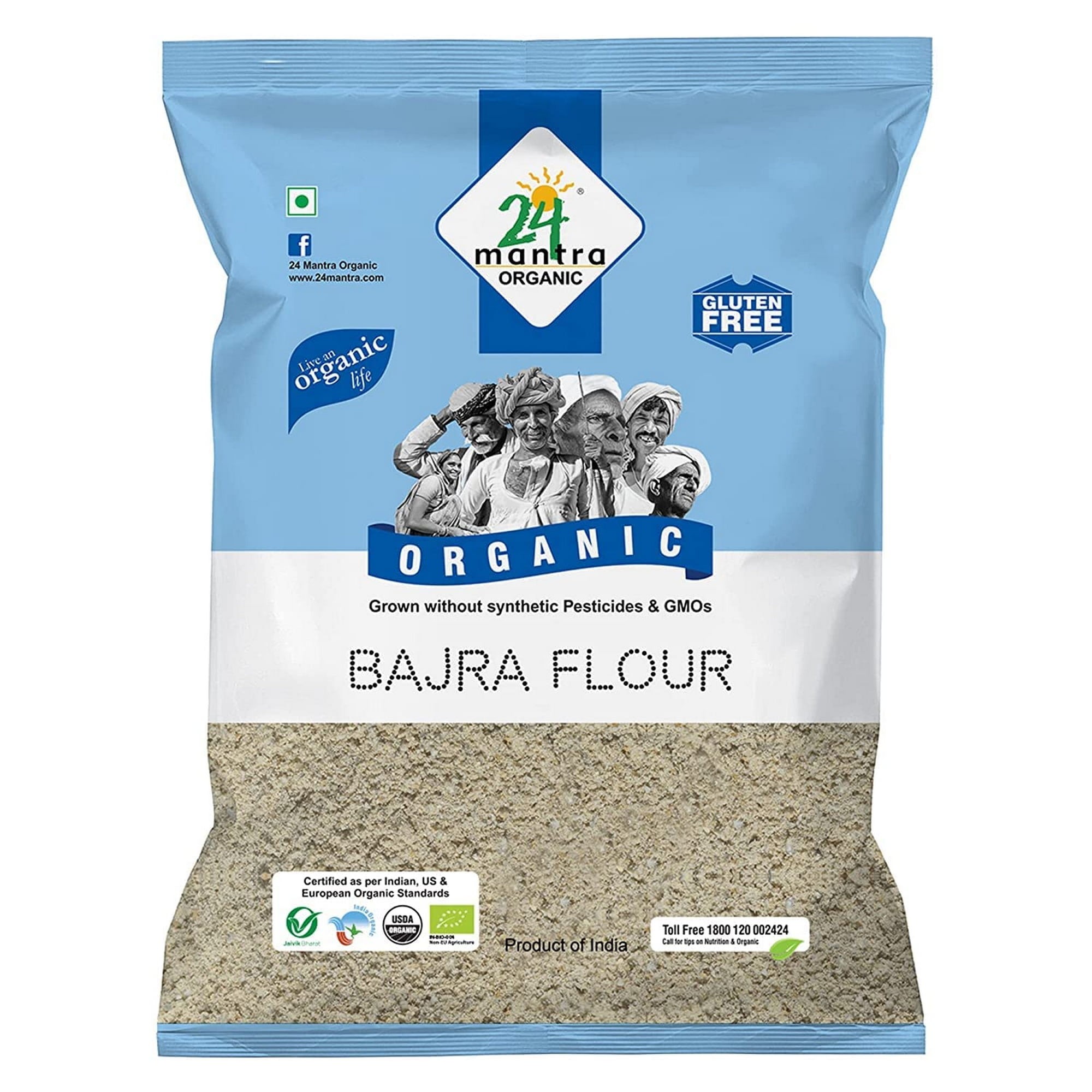 24 MANTRA BAJRA FLOUR 2 LBS