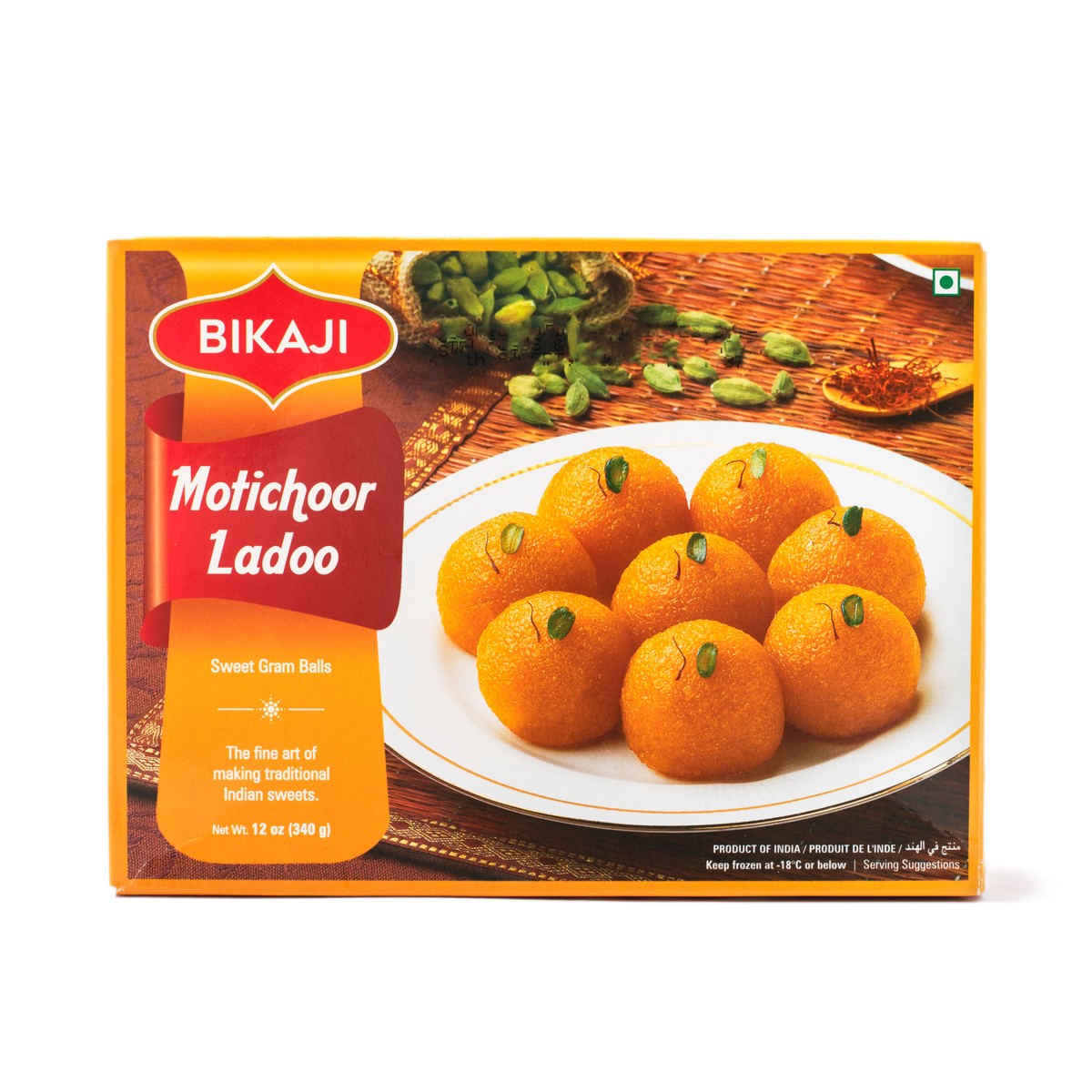 Bikaji Motichoor Ladoo 340 GM
