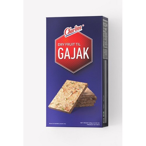 CHARLIEE DRY FRUIT GAJAK 200 GM